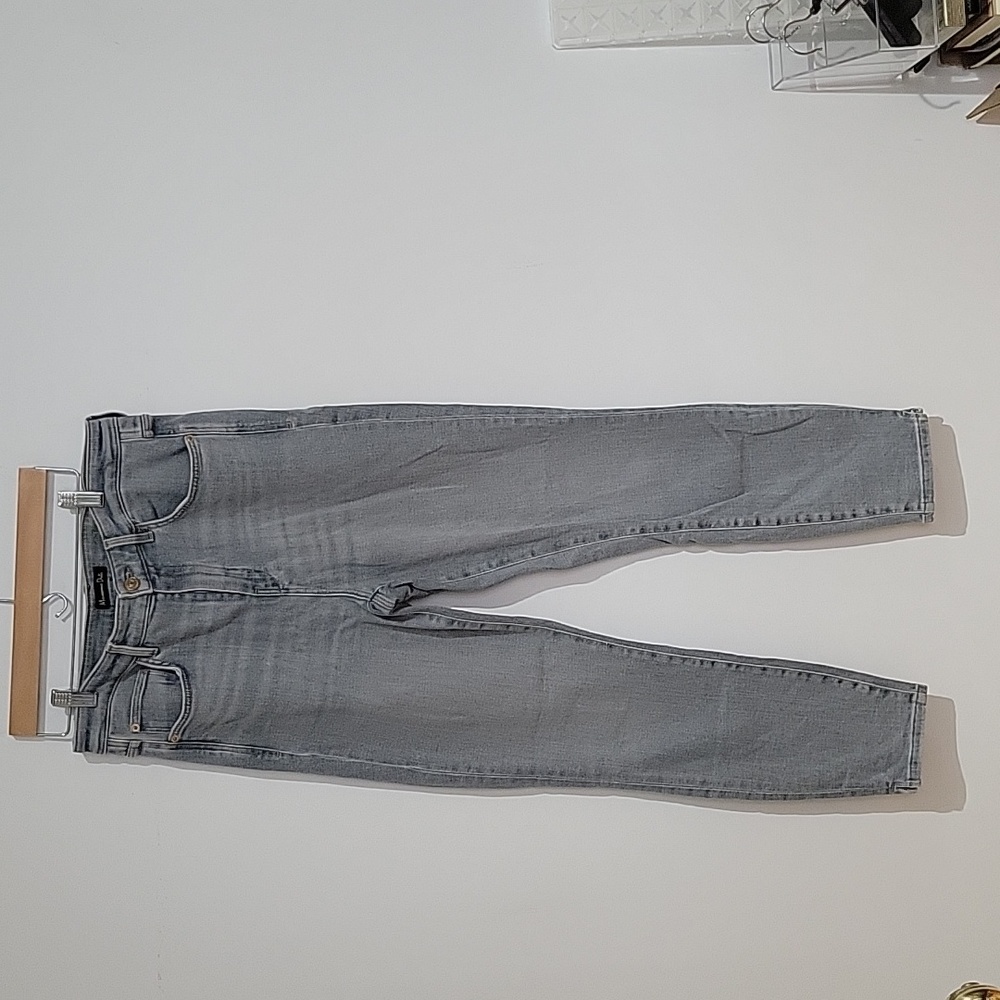 Skinny pale gray jeans